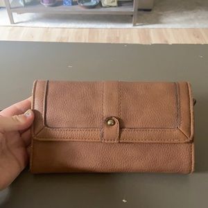 Brown wallet/clutch